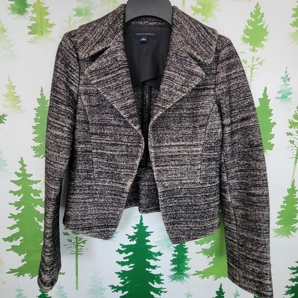 Banana Republic Black/White Blazer.